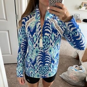 Lilly Pulitzer Quarter Zip Popover